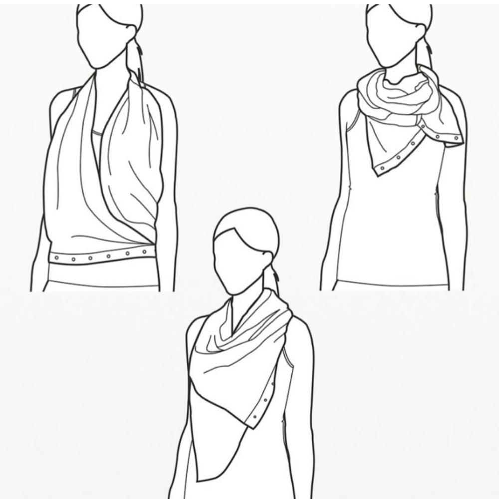 Lululemon Vinyasa Scarf Camo Green - Picture 2 of 6